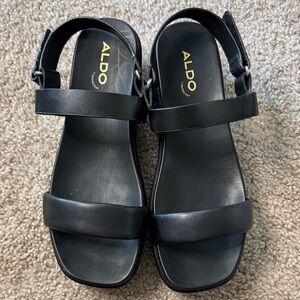 Aldo Black Strap Women's Sandals